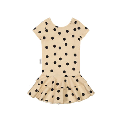 Gugguu Print Frilla T-shirt Dress Dots