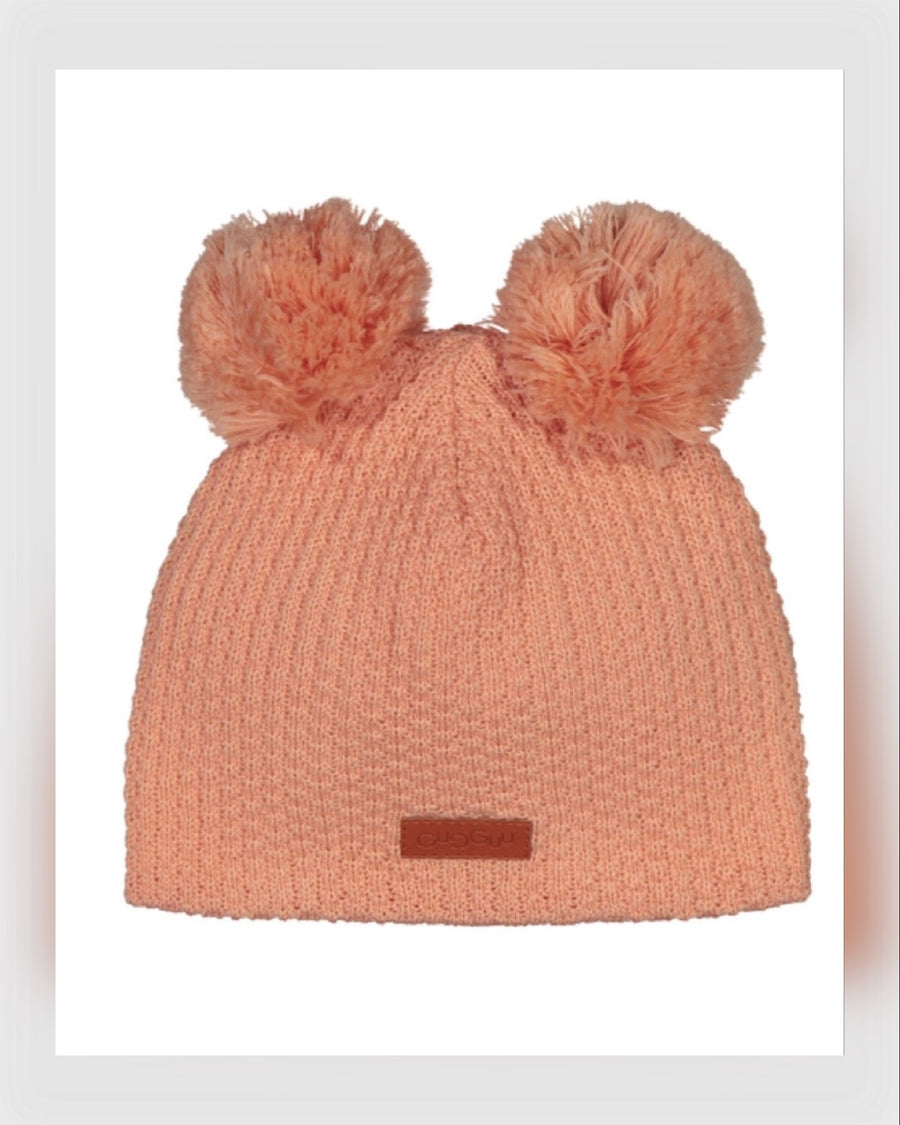 Gugguu Double Furry Mütze Nudy Coral