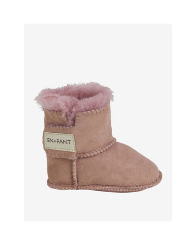 En-Fant Lamm-Krabbelschuhe rose