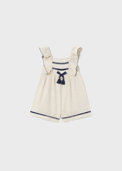 Mayoral Sommer Jumpsuit mit Leinenanteil für Babys