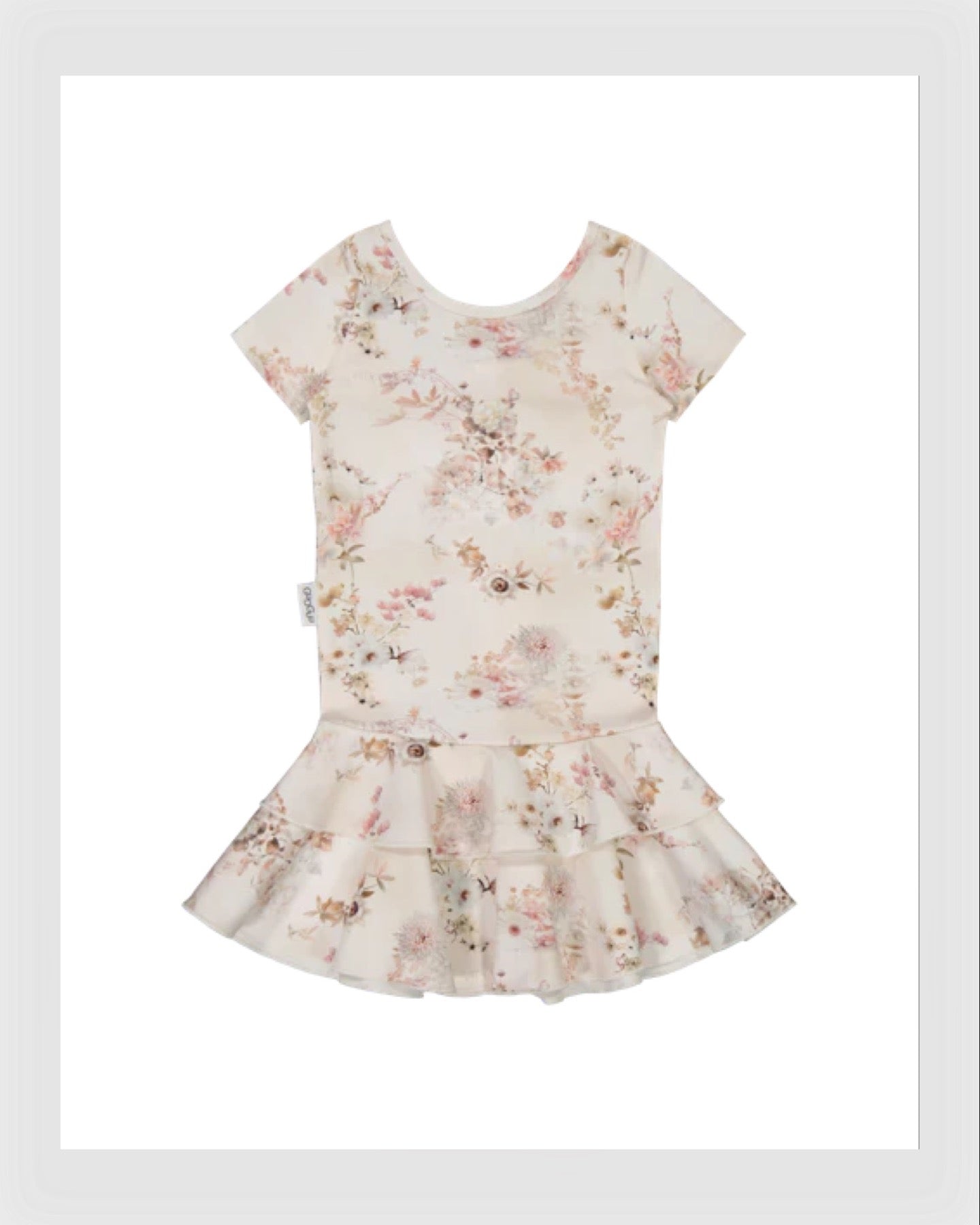 Gugguu T-shirt Dress Joy Flowers