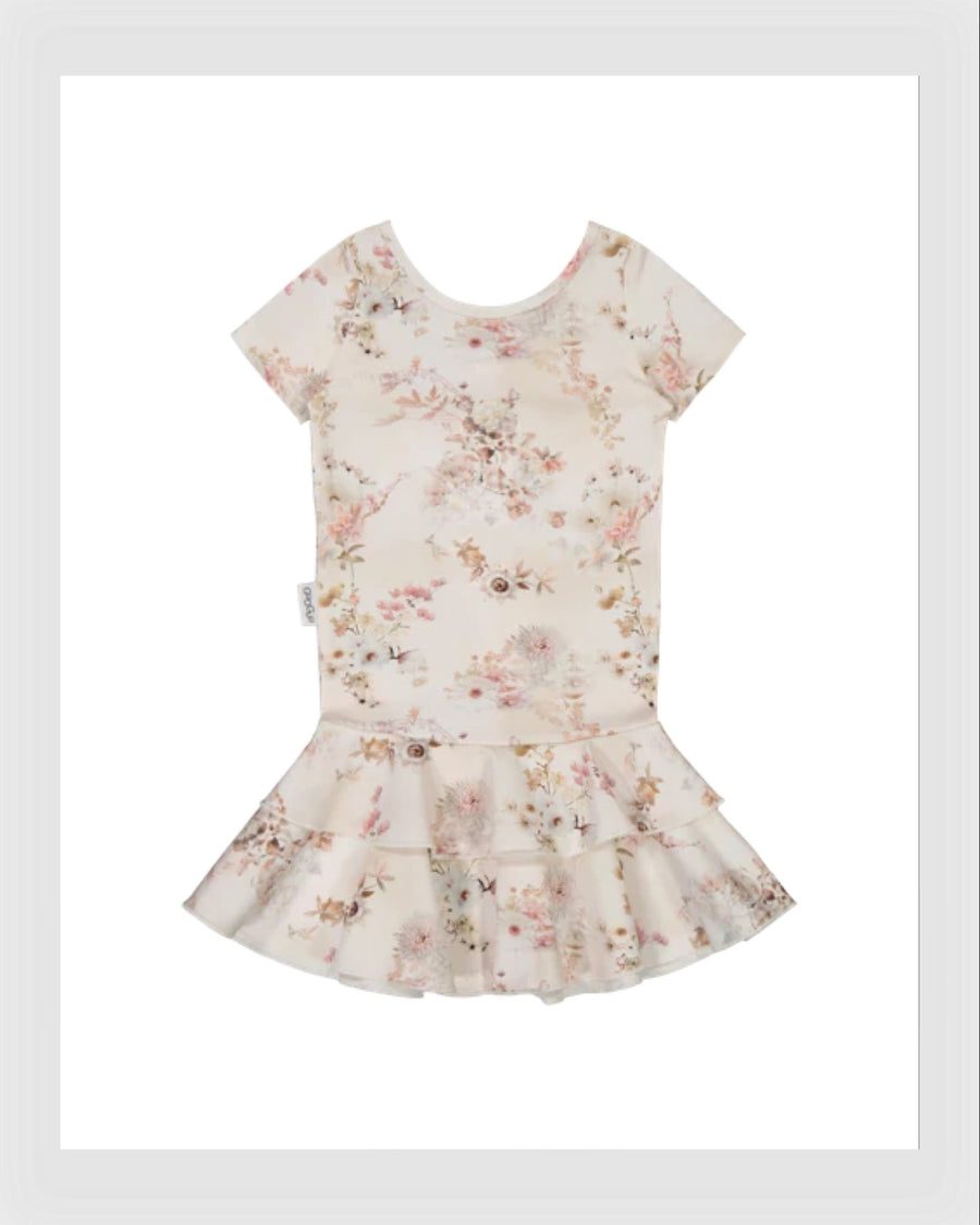 Gugguu T-shirt Dress Joy Flowers