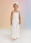 Abel und Lula Jumpsuit Weiss