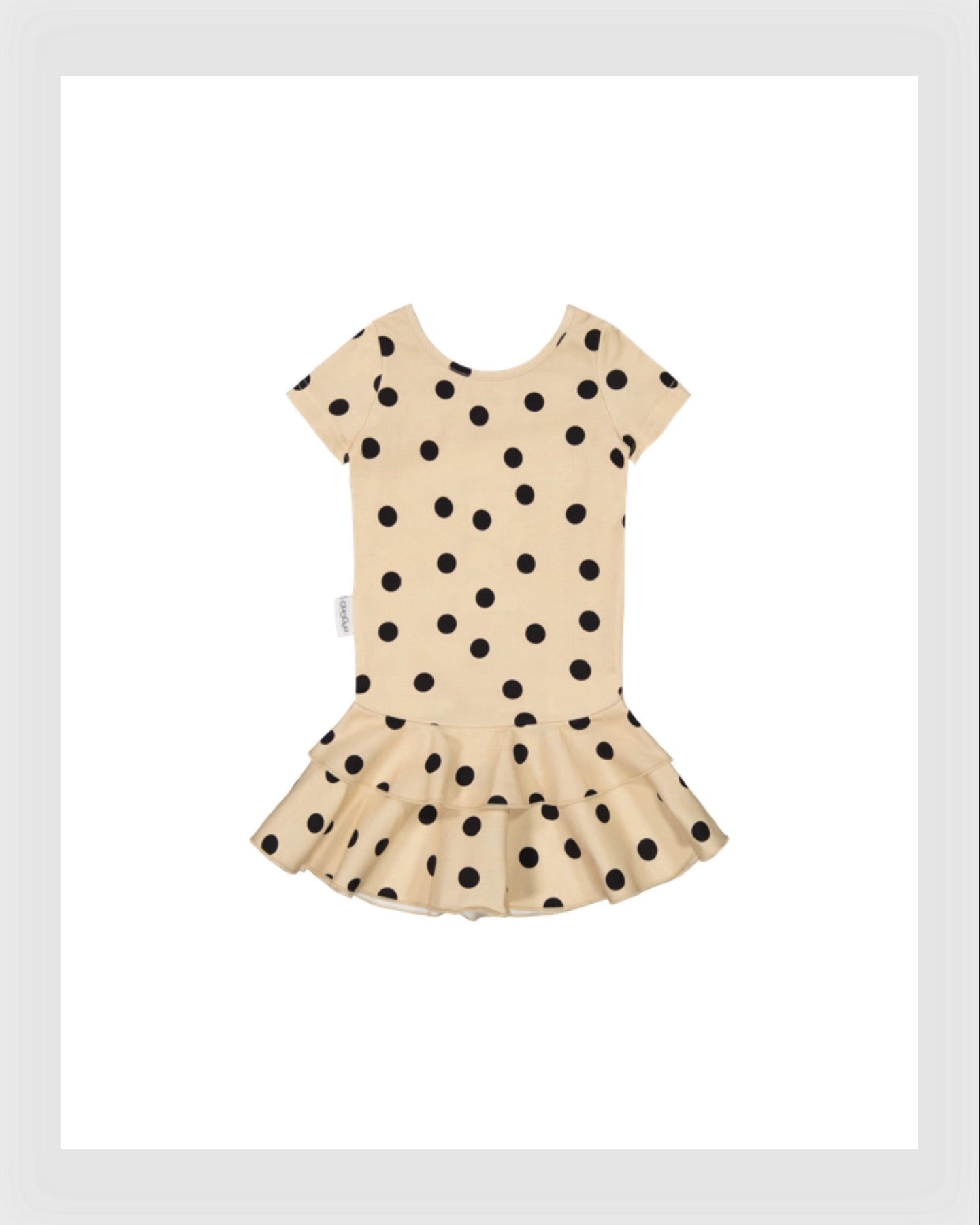 Gugguu Print Frilla T-shirt Dress Dots