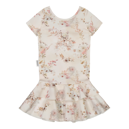 Gugguu T-shirt Dress Joy Flowers